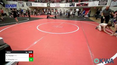 85 lbs Quarterfinal - Brycen Packer, Miami Takedown Club vs Stephen Praytor, Salina Wrestling Club