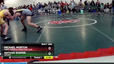 182 lbs Cons. Semi - Michael Morton, Perry Meridian Wrestling Club vs Nathan Shafer, Indiana