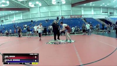 220 lbs Cons. Semi - Joel Simon, MI vs Nicolas Jenkins, TN