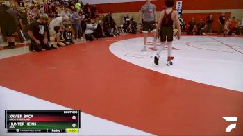 58-61 lbs Round 5 - Hunter Heins, HRA vs Xavier Baca, Baca Wrestling