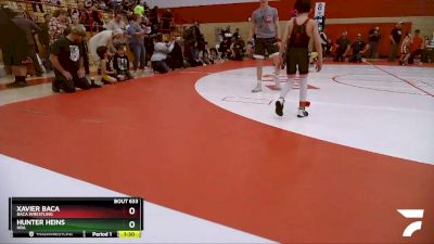 58-61 lbs Round 5 - Hunter Heins, HRA vs Xavier Baca, Baca Wrestling