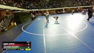 80 lbs Round 3 - Giavonna Prothero, Sebolt Wrestling Academy vs Isabel Barnes, Iowa