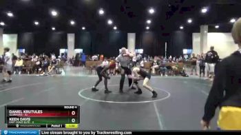110 lbs Round 4 (6 Team) - Daniel Krutules, Scorpions vs Keen Davis, East Coast Elite