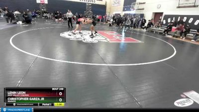 138 lbs Quarterfinal - Lenin Leon, East Valley (Yakima) vs Christopher Garza Jr, Wapato