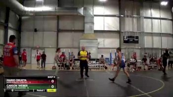 117 lbs Round 2 (6 Team) - Carson Weber, American Gladiators vs Mario Orueta, Elite Athletic Club W.E.