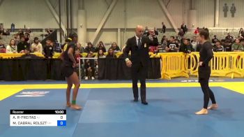 AMBER RYMARZ-FREITAS vs MARIANA CABRAL ROLSZT 2023 World IBJJF Jiu-Jitsu No-Gi Championship