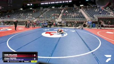 102 lbs 3rd Place Match - Xabi Hellman, Wyoming Unattached vs Evan Propes, Eastside United Wrestling Club