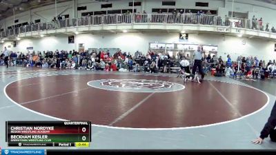 43 lbs Quarterfinal - Christian Nordyke, Region Wrestling Academy vs Beckham Kesler, Greentown Wrestling Club