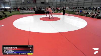 285 lbs Placement Matches (8 Team) - Jackson Downs, Team Colorado vs Gavin Grell, Pennsylvania Red