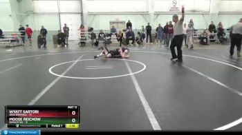 80 lbs Finals (2 Team) - Wyatt Sartori, Ohio Rampage vs Moose Reichow, Ranger WC