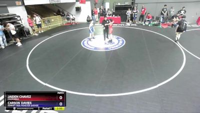 94 lbs Champ. Round 1 - Jaiden Chavez, California vs Carson Davies, Sunkist Kids Monster Garage