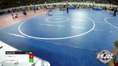 83 lbs Round Of 16 - Levi Hale, Comanche vs Waylon Wright, Weatherford Youth Wrestling