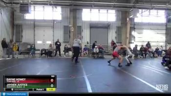 160 lbs Round 1 (4 Team) - Dayne Howey, Team Ohio vs Jayden Justice, Warhawks Black