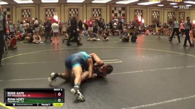 140 lbs Quarterfinals (8 Team) - Ryan Hoey, Triumph WC vs Bode Gate, Mat Assassins Red