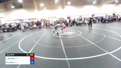 65 kg Cons 16 #1 - Jordan Soriano, Pennsylvania RTC vs Nathan Jerore, Michigan