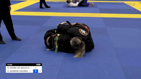 SARA DIEINE DE SOUZA COSTA GONÇA vs CLAUDIA GUDRUN LINZMAIER 2024 Brasileiro Jiu-Jitsu IBJJF