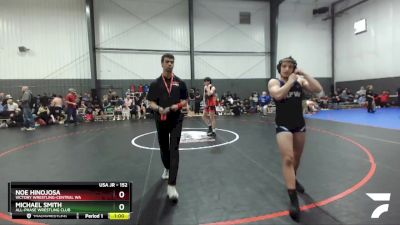 152 lbs Cons. Round 3 - Michael Smith, All-Phase Wrestling Club vs Noe Hinojosa, Victory Wrestling-Central WA