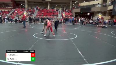 96 lbs Cons. Round 3 - Tate Stahl, Burlington Wrestling Club vs Wyatt Avila, PHENOM