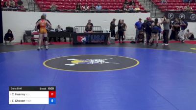 130 lbs Cons 8 #1 - Claudia Heeney, Illinois vs Emma Chacon, Thorobred Wrestling Club