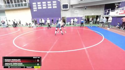 132 lbs Champ. Round 1 - Deegan Birkaker, Pursuit Wrestling Minnesota vs Isaiah Morales, Emporia Wrestling Club