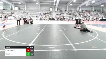106 lbs Round Of 32 - Kyle Pruden, Combat Athletics Black vs Kameron Luif, Illinois Menace Lightning