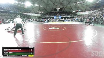 4A 175 lbs Semifinal - Kannon Freschette, Camas vs Matt King, Sumner