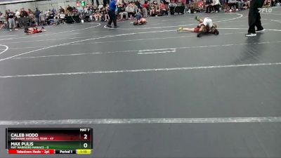 80 lbs Round 2 (4 Team) - Caleb Hodo, Warhawk National Team vs Max Pulis, Mat Warriors Maniacs