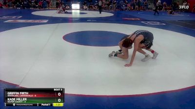 126 lbs Round 2 (4 Team) - Griffin Firth, Woodland, Cartersville vs Kade Miller, Gilmer County