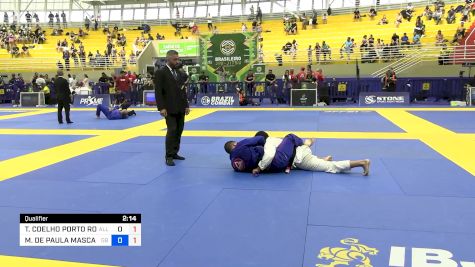 TIAGO COELHO PORTO ROCHA vs MARCELO DE PAULA MASCARENHAS VAZ 2024 Brasileiro Jiu-Jitsu IBJJF