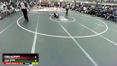 107 lbs Finals (8 Team) - Zack Dixon, Xavier vs Chris Gutierrez, Glenbard North