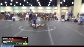 113 lbs Round 2 (8 Team) - Evan Martinez, CFWA vs Hunter Prosen, Funky Monkey