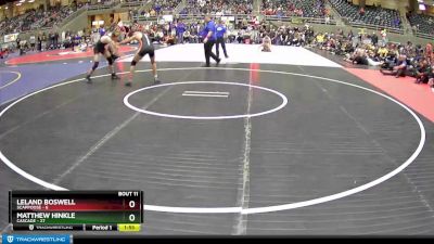 154 lbs Finals (8 Team) - Matthew Hinkle, Cascade vs Leland Boswell, Scappoose