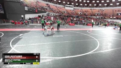 87 lbs 5th Place Match - Bentley Potter, River Valley vs John Jachthuber, Princeton Youth Wrestling Club