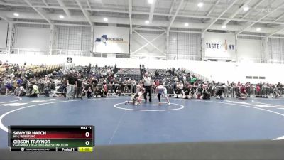 94 lbs Semifinal - Sawyer Hatch, HF-L Wrestling vs Gibson Traynor, Cazenovia Creatures Wrestling Club