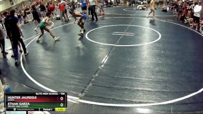 108 lbs Cons. Round 2 - Ethan Garza, Dinuba High School vs Hunter Jauregui, OCRTC