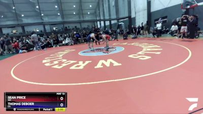 150 lbs Cons. Semi - Sean Price, WA vs Thomas DeBoer, CA