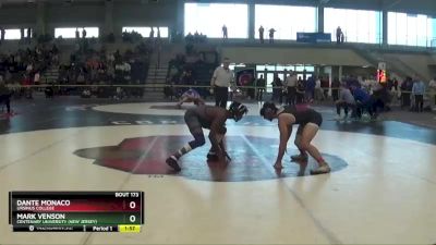 149 lbs Cons. Round 1 - Dante Monaco, Ursinus College vs Mark Venson, Centenary University (New Jersey)