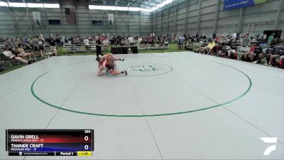 285 lbs Round 3 (8 Team) - Gavin Grell, Pennsylvania Red vs Tanner Craft, Michigan Red