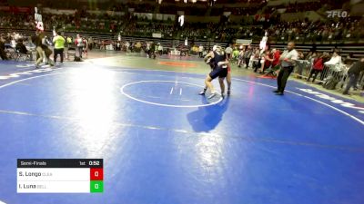 145 lbs Semifinal - Sarah Longo, Clearview vs Izabella Luna, Belleville