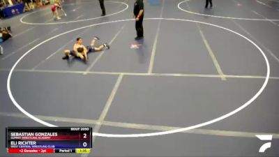 71 lbs Semifinal - Sebastian Gonzales, Summit Wrestling Academy vs Eli Richter, West Central Wrestling Club