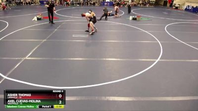 115 lbs Round 3 (4 Team) - Asher Thomas, Lakeville vs Axel Cuevas-Molina, Westfield