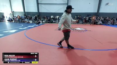 40-42 lbs 3rd Place Match - Kane Ragsac, Twin City Wrestling Club vs Mya McCoy, Askeo International Mat Club