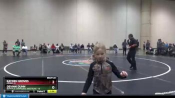 116 lbs Semis & 3rd Wb (16 Team) - Devinn Dunn, Bufffalo Stampeders Wrestling vs Kayden Groves, Citrus