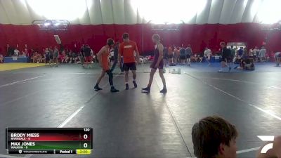 120 lbs Round 2 (4 Team) - Max Jones, Waukon vs Brody Miess, Riverdale