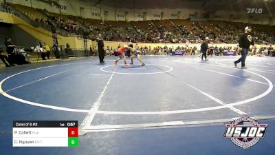 92 lbs Consi Of 8 #2 - Parker Collett, Plainview Youth Wrestling Club vs Cole Nguyen, Standfast