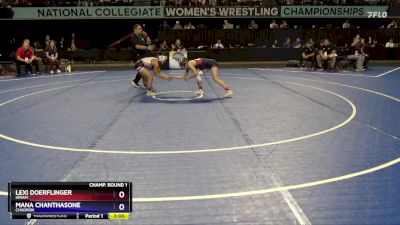 101 lbs Champ. Round 1 - Lexi Doerflinger, Hiram vs Mana Chanthasone, Chadron