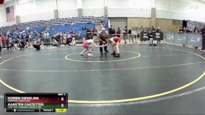 63 lbs Quarterfinal - Karsten Castetter, The Fort Hammers Wrestling vs Korbin Kiessling, Rampage Wrestling