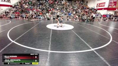 115 lbs Cons. Round 2 - Ella Godwin, Laramie vs Julia Archuleta, Cheyenne East