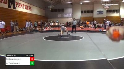 145 lbs Round Of 32 - Grant Kahlenberg, Nc vs Austin Thompson, Nc