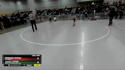 59 lbs Cons. Semi - Cipriano Duran, Colorado vs Jaxon Liffrig, MN Elite Wrestling Club